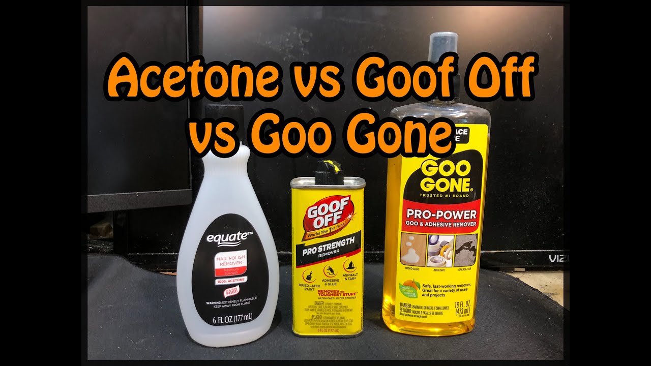 EP. 115 - Goof Off vs Goo Gone vs Acetone