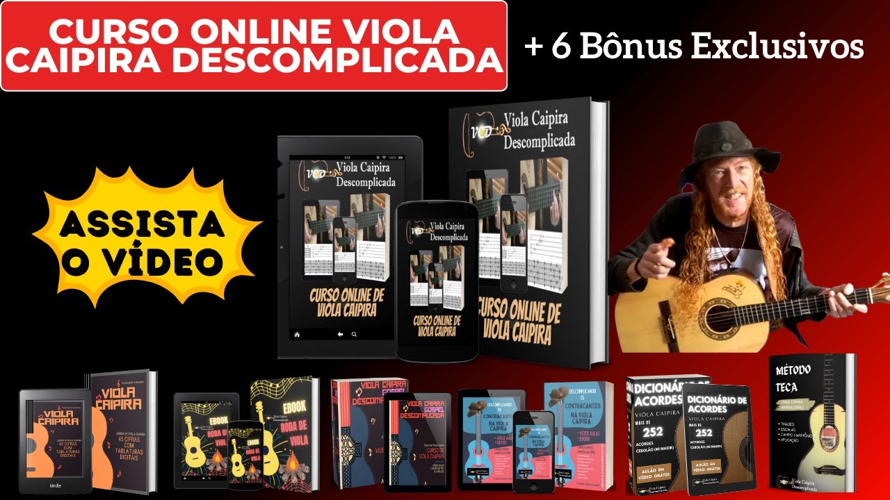 Viola Caipira Descomplicada - 2026 | Curso Online de Viola Caipira