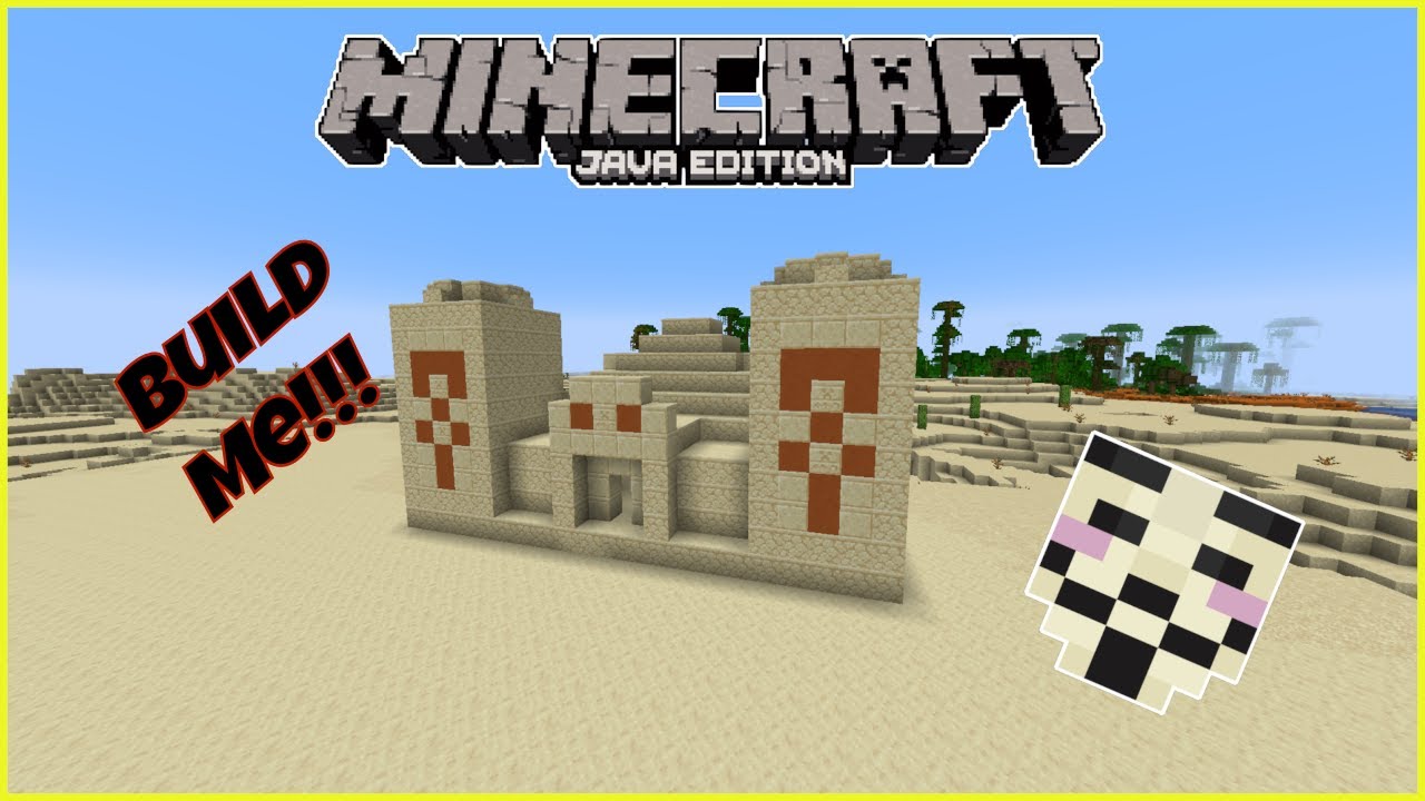Minecraft Tutorial: How To build A Desert Temple
