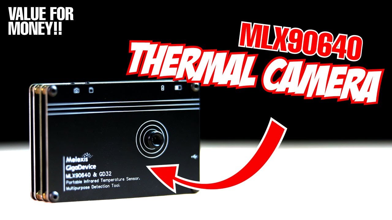 Тепловизионная камера Melexis MLX90640 // бюджетная тепловизионная инфракрасная камера