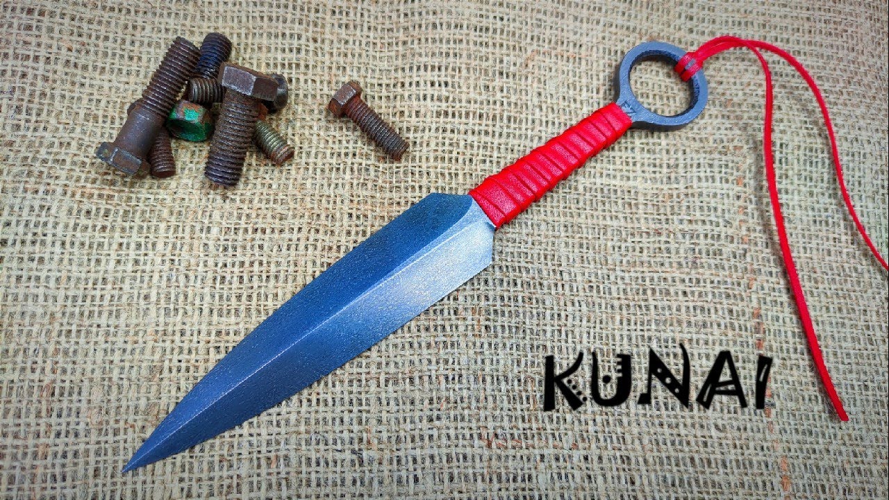 Вутц сталь из ржавых болтов | Ковка летающего куная