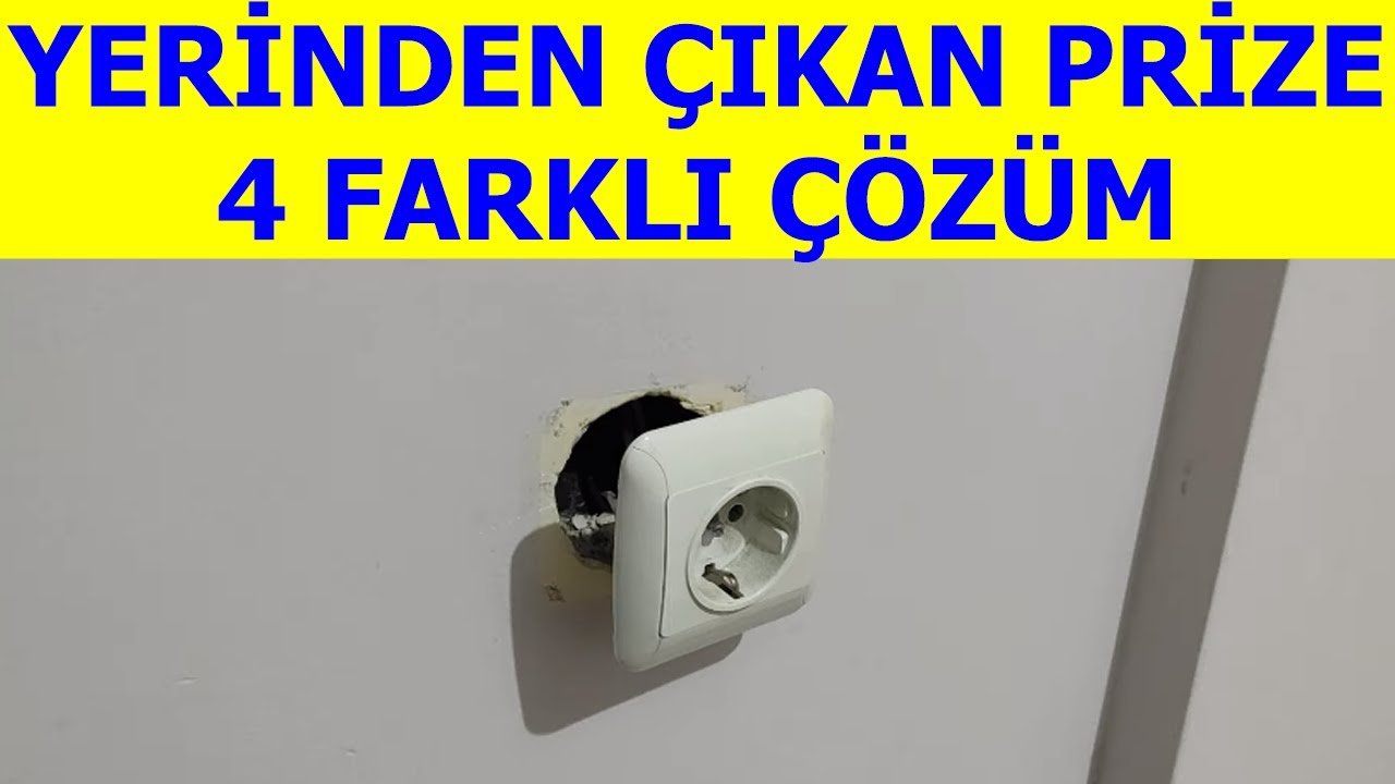 Yerinden &Ccedil;ıkan Priz Nasıl Takılır, Gevşeyen Prizlere 4 Farklı &Ccedil;&ouml;z&uuml;m, Gevşeyen Prize &Ccedil;&ouml;z&uuml;m