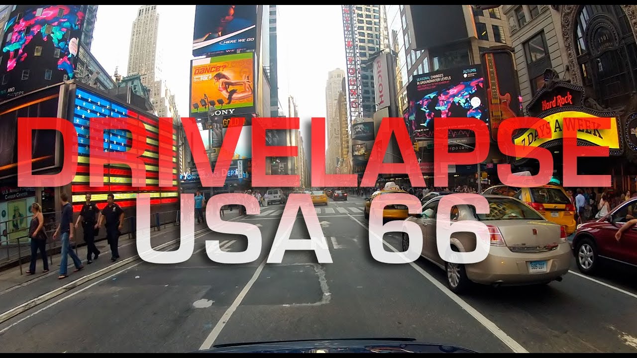DRIVELAPSE USA 66  - 9,000 Mile Road Trip Across America and Back in 5 Minutes