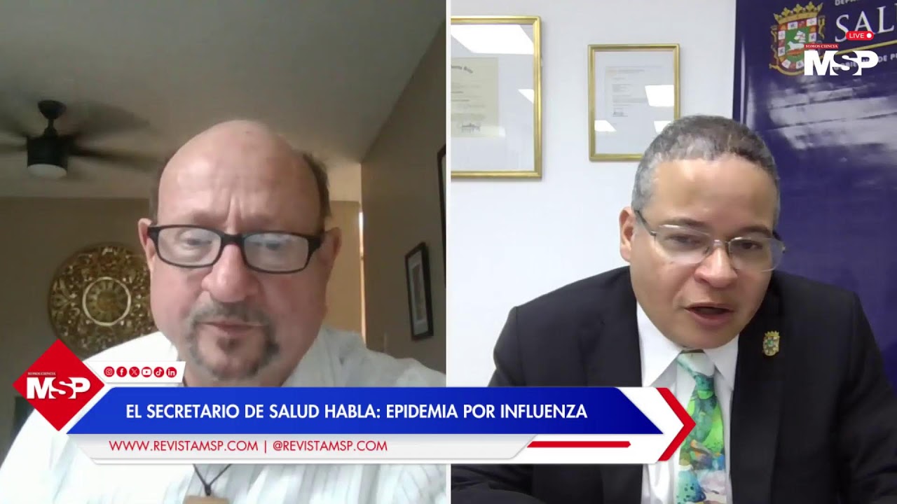 El secretario de salud habla: Epidemia por influenza