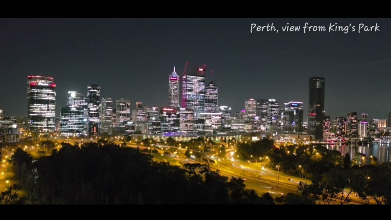 Stunning view of Perth from  King's park. Relaxing and romantic. 