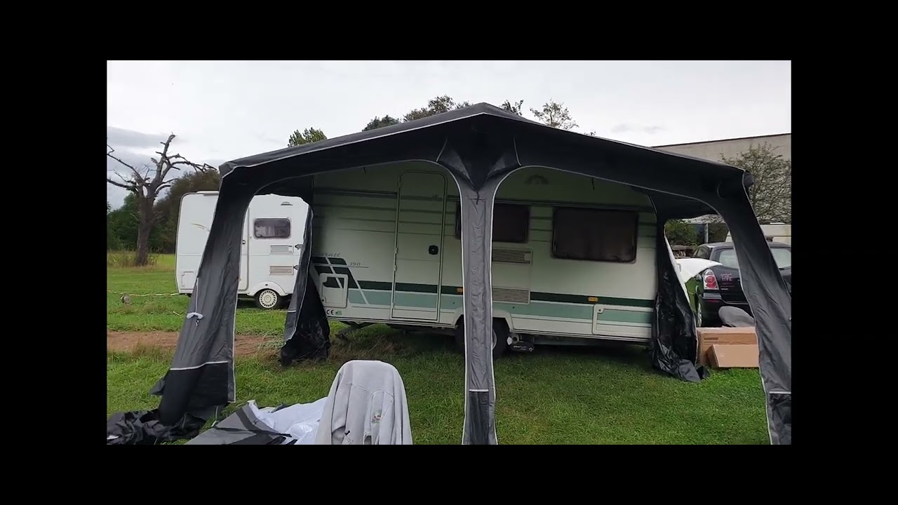 DogRobensVLOG#103 Luftvorzelt für Wohnwagen von Obelink