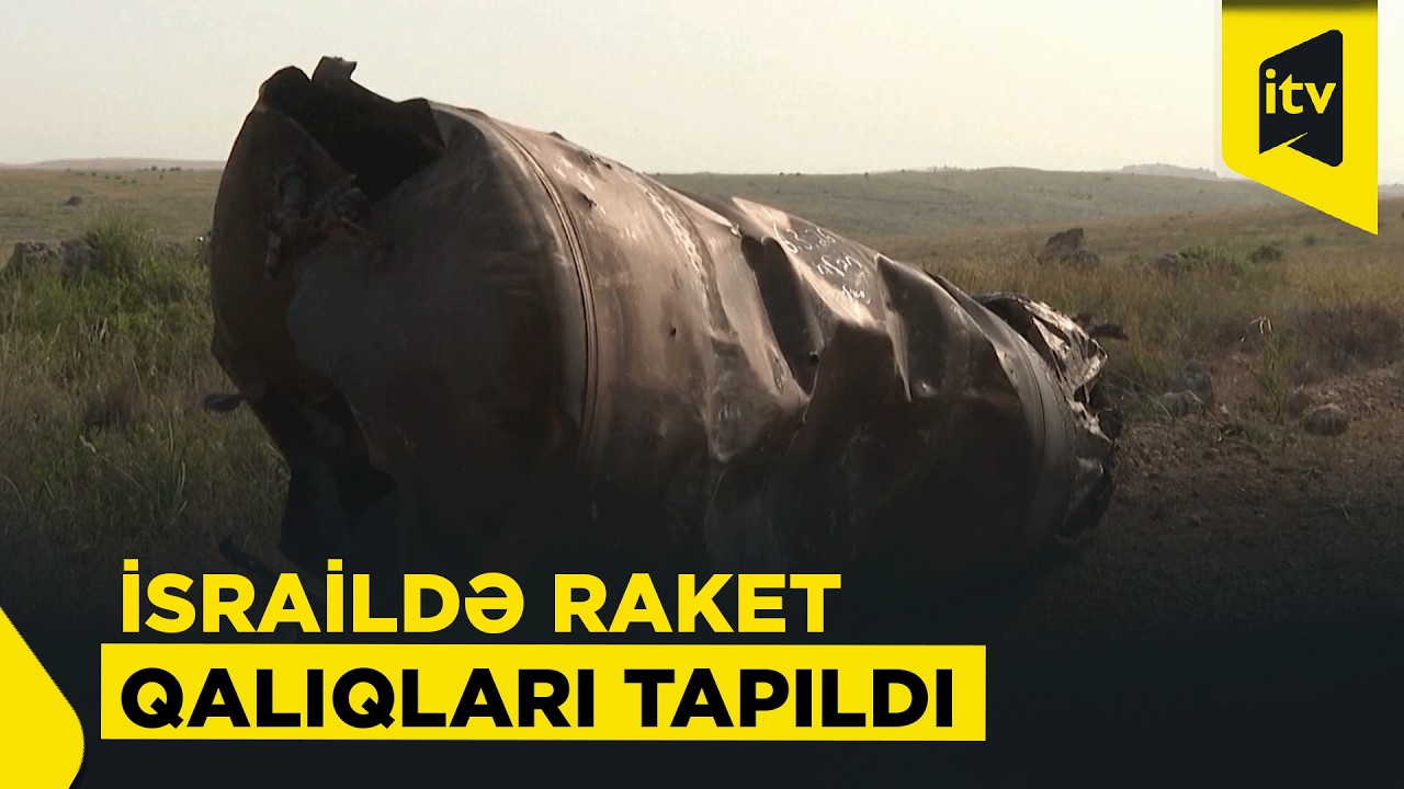 İranın atdığı raket qalıqları İsrailin mərkəzində geniş sahəyə yayılıb