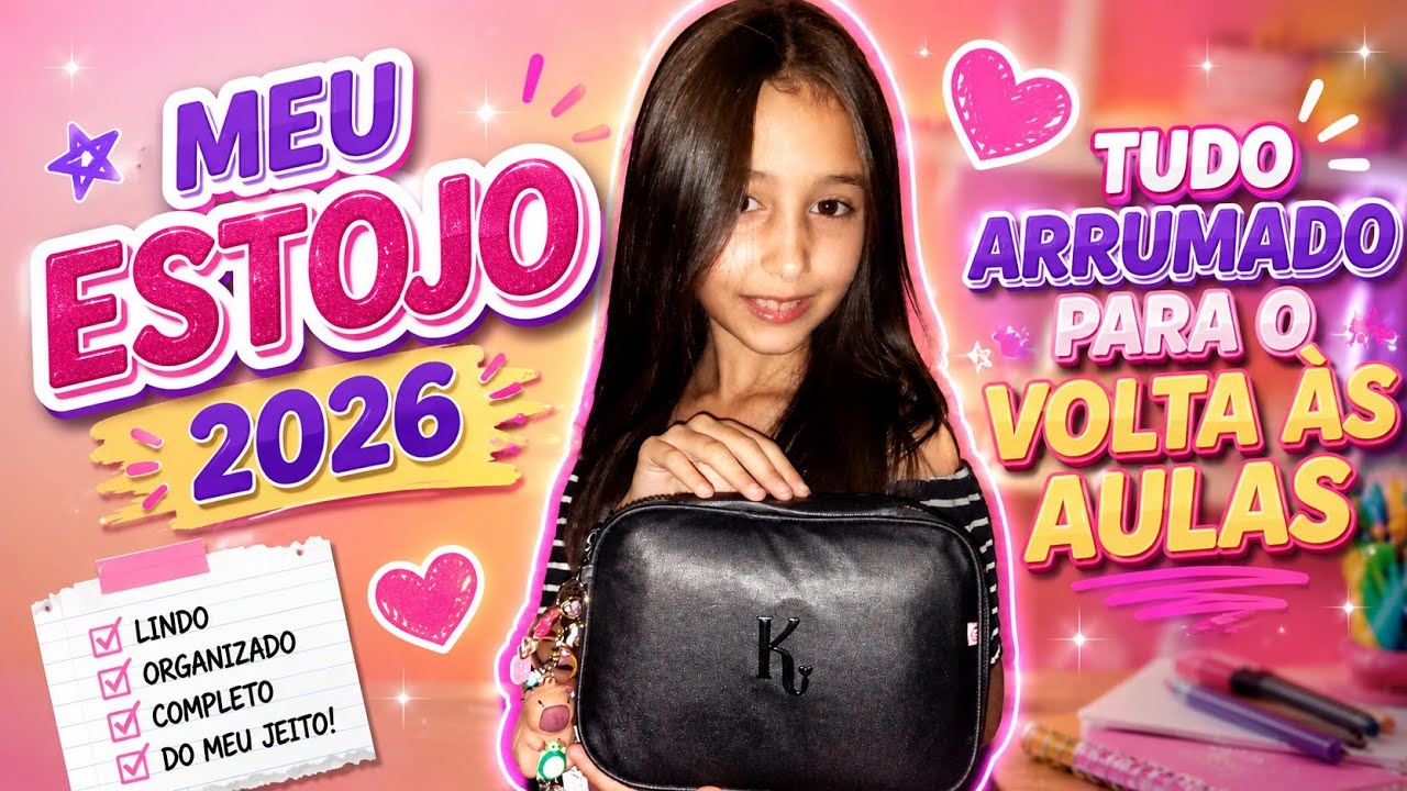 Mostrando meu estojo 2026 
