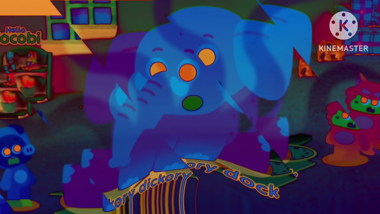 HICKORY DICKORY DOCK BABY ELEPHANT WENT UP THE CLOCK + EFFECTS 