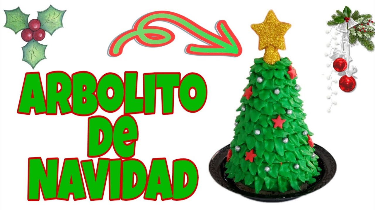 Árbol de navidad de pastel!!!