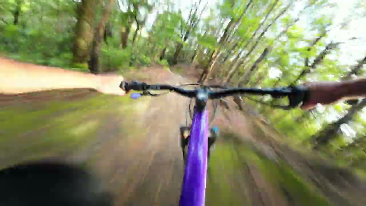 Evening Run Down My Local Mountain Bike Track