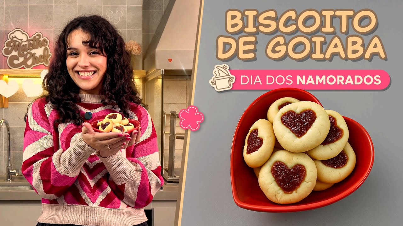 Biscoito de Goiabada - Especial dia dos Namorados - Maethe Chef