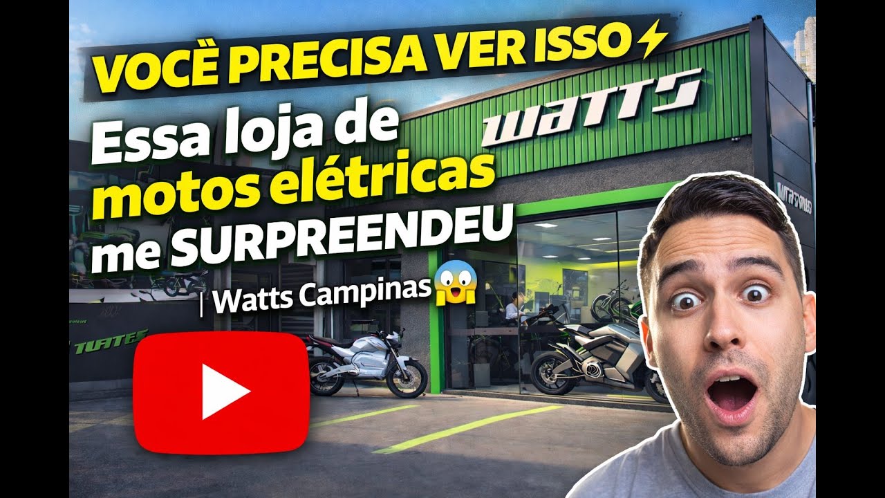 Vlog: visitando a Watts Campinas ⚡ motos elétricas, bikes e oficina