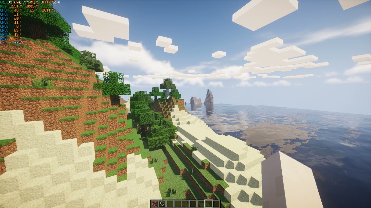 Minecraft  GTX 660 2gb 4k fps test