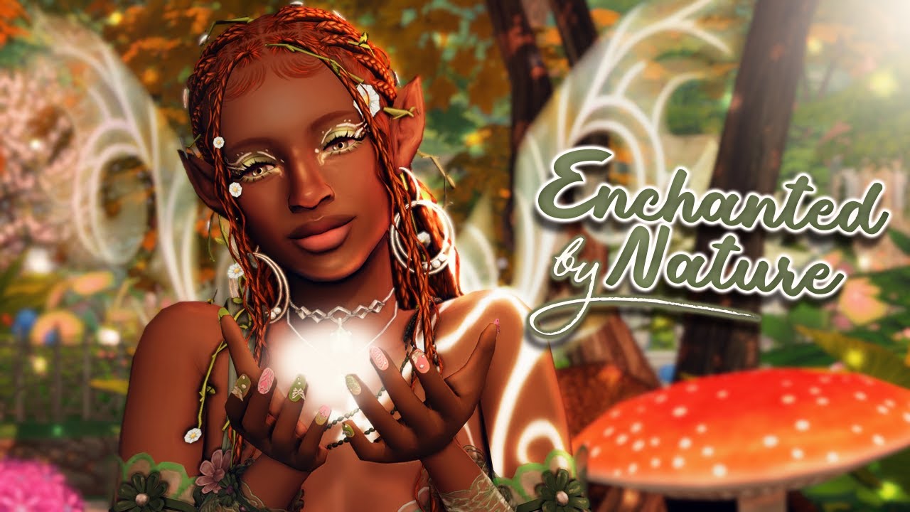 Creating my first Fairy for a New Series! 🧚 + cc list ~ Enchanted By Nature - The Sims 4