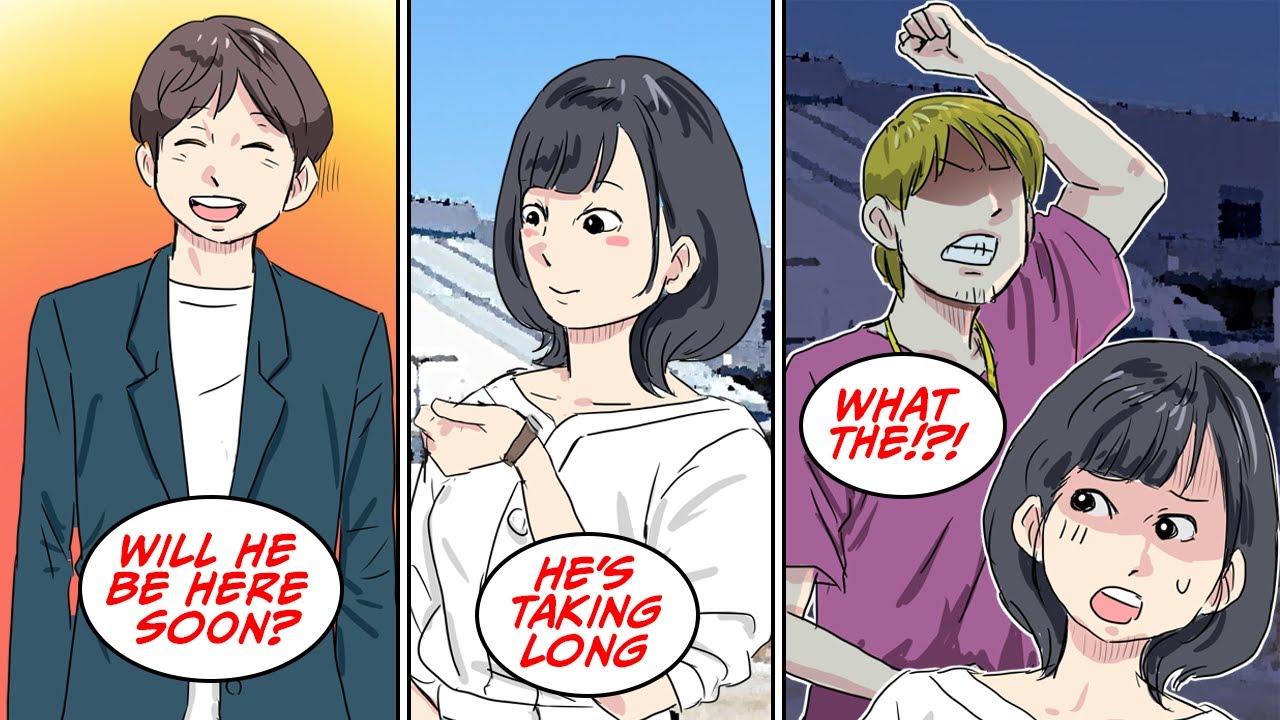 I was waiting for my kind boyfriend, but then [Manga Dub]
