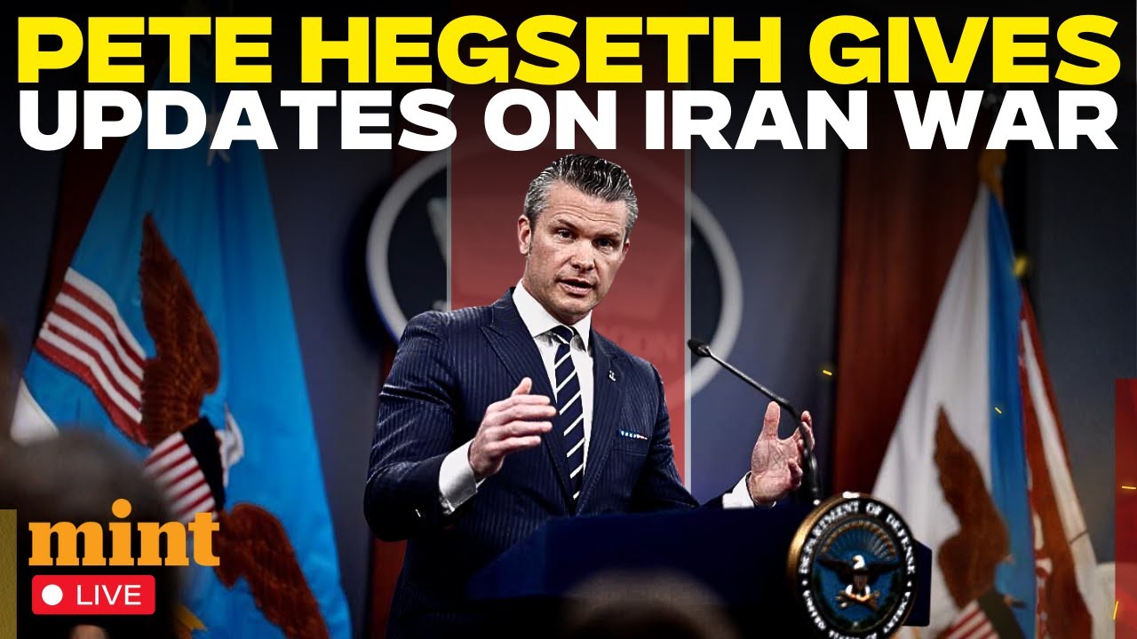 US Iran War LIVE: Pete Hegseth and Dan Caine Address Media on War in Iran | US News | Iran News LIVE