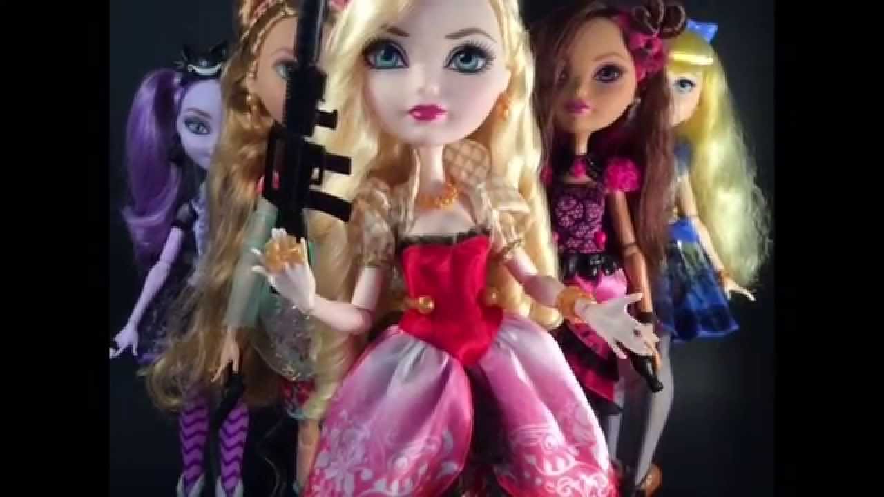 Ever After High Bad Blood stop motion parody