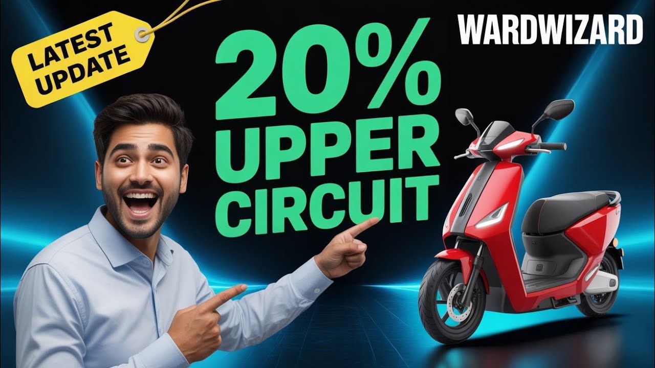 Wardwizard Share में 20% Upper Circuit 🤔 | Latest Big Update | EV Stock News