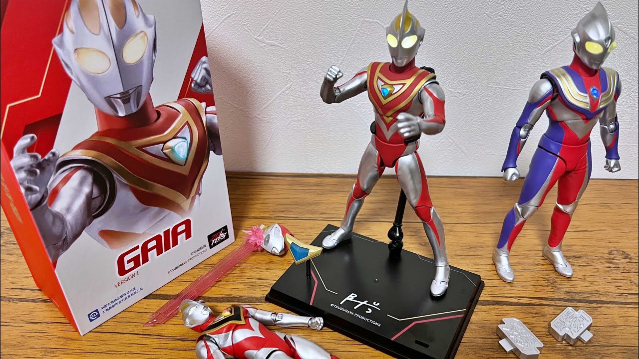 中国の光るウルトラマンガイアを開封レビューします！