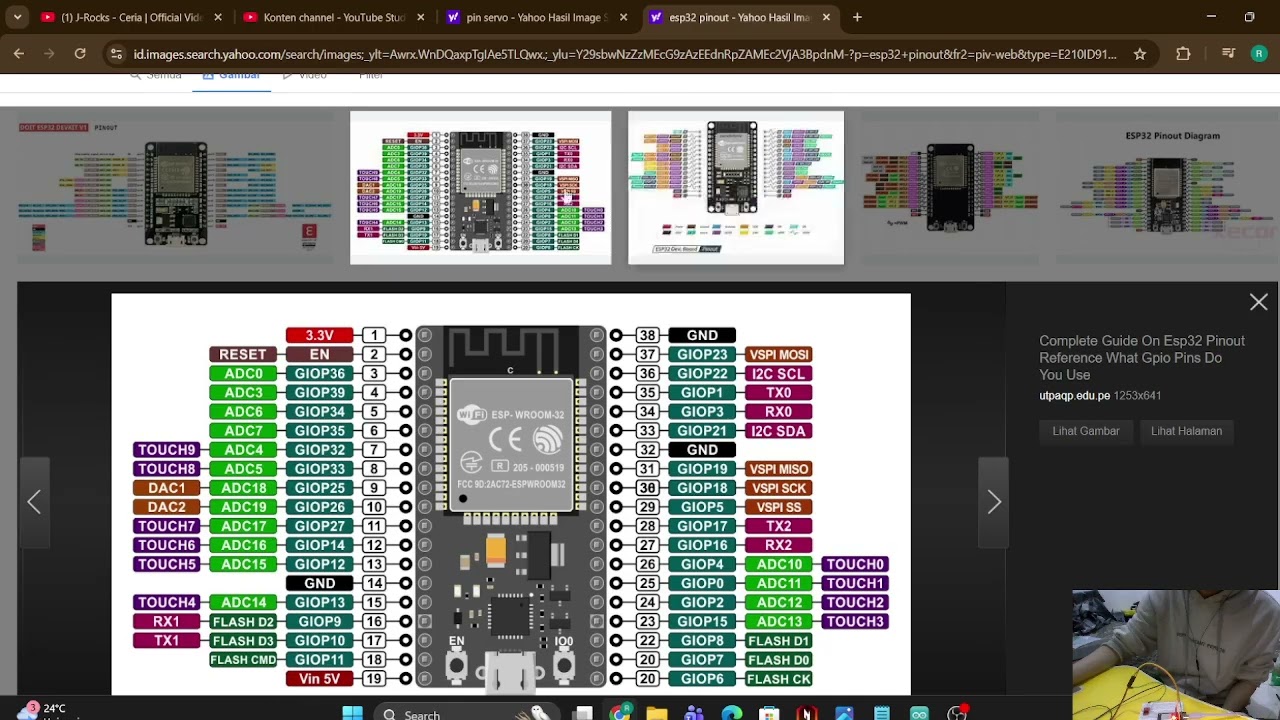 Menggerakkan Servo dengan serial monitor