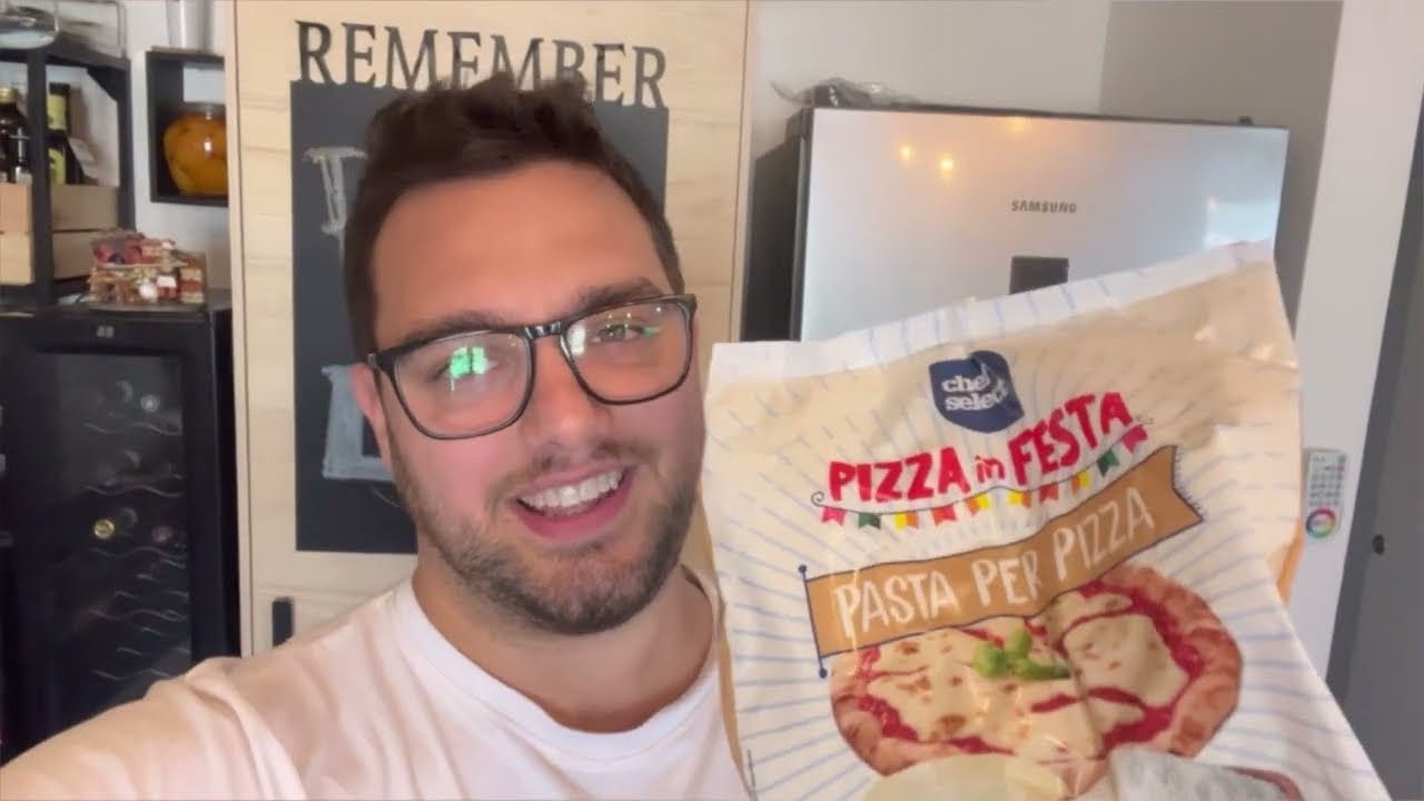 Pizza con l’impasto della Lidl