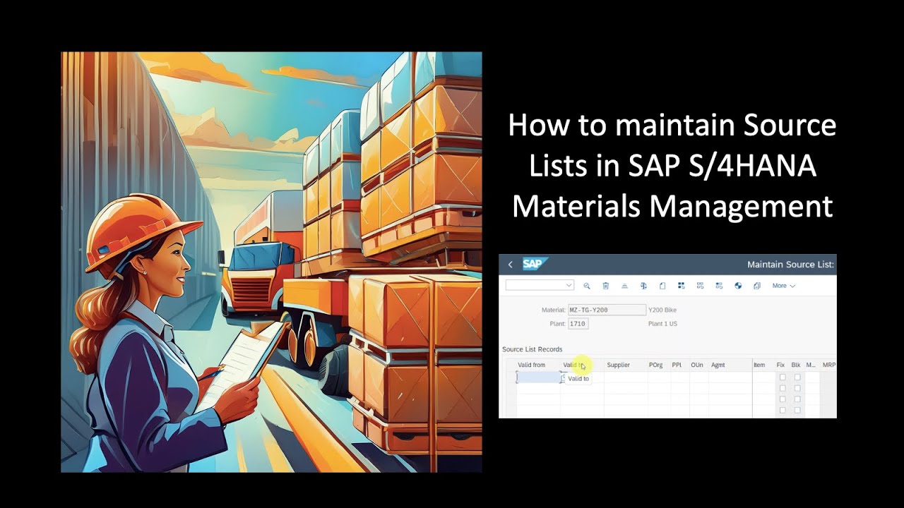 Как создавать и управлять списками источников в SAP — пошаговое руководство!