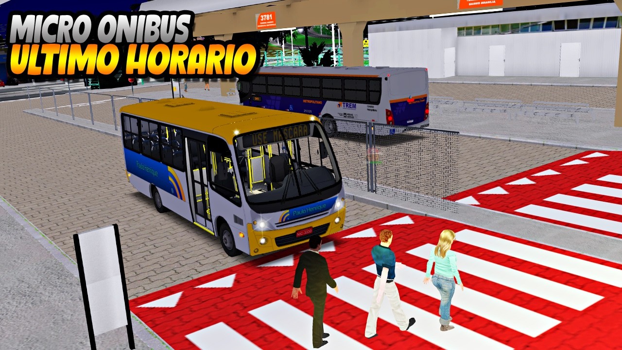 MICRO ONIBUS ACABOU LOTANDO NO ULTIMO HORARIO DO DIA - OMSI 2