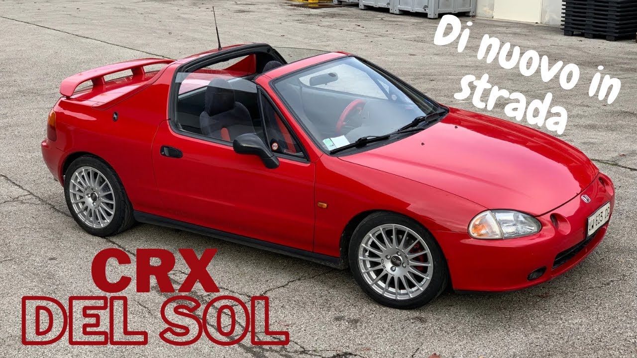 Come ti restauro una Honda CRX del sol 1.6 VTI - di nuovo in strada  #jdm #crx #delsol