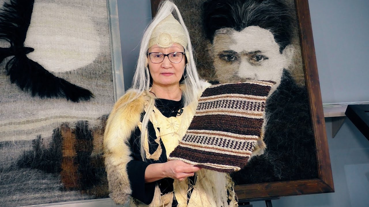 100 летию ЯАССР - Наследие предков, мастер класс плетения из конского волоса, якутской лошади.