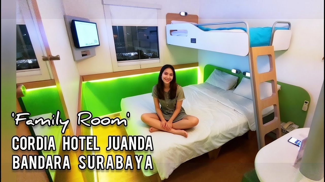 Hotel Cordia Bandara Juanda Surabaya Family Room (Bunkbed) : Pas Untuk Keluarga Dengan Flight Pagi