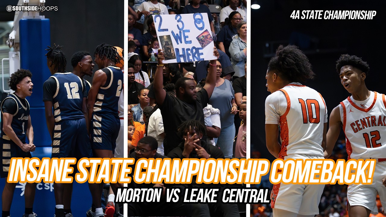 Insane Comeback in 4A State Championship! Morton vs Leake Central Full Game Recap