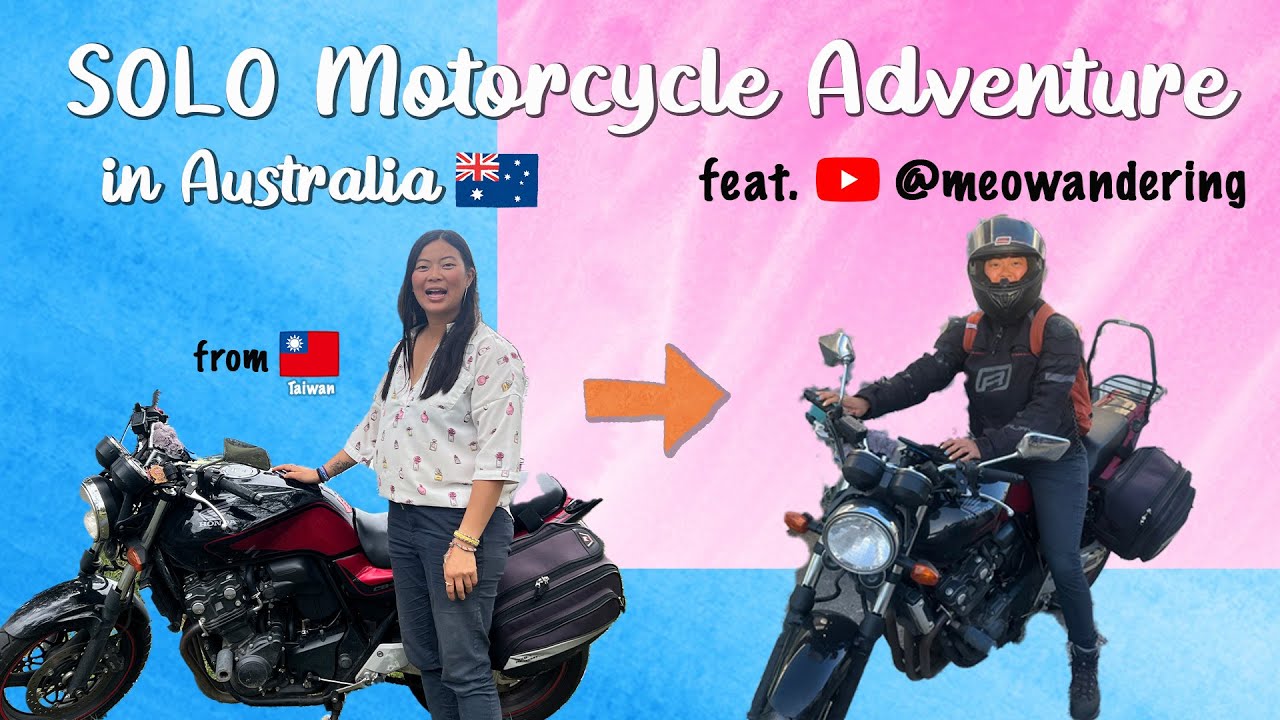 She solo traveled Australia by motorcycle! How cool she is! | 女の子がひとりでオーストラリア縦断のバイク旅ってカッコよすぎん？