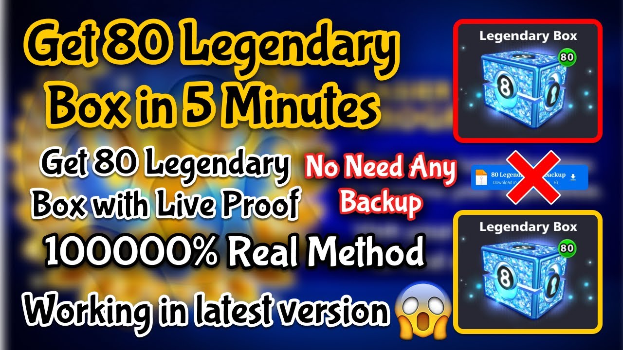80 legendary box trick, 80 legendary box trick 2024, 80 legendary box trick 8 ball pool