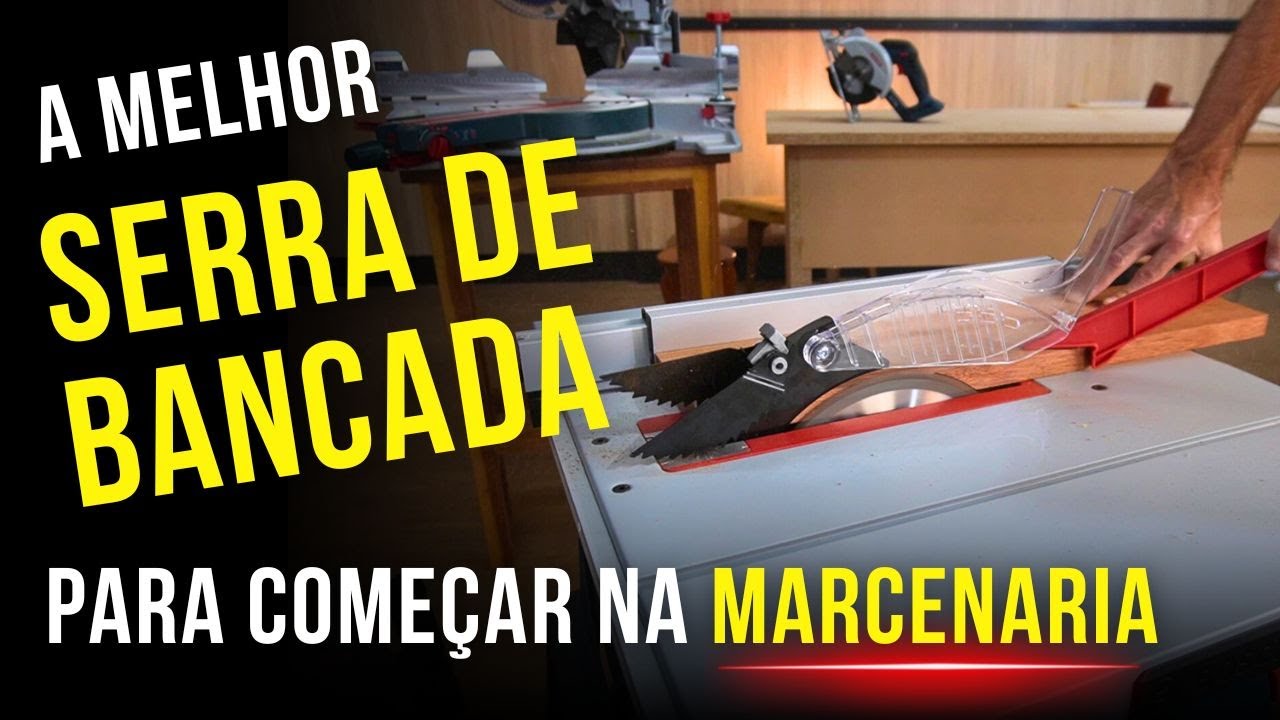 A Melhor Serra de Bancada para Come&ccedil;ar na Marcenaria - Review Completo 🚀​