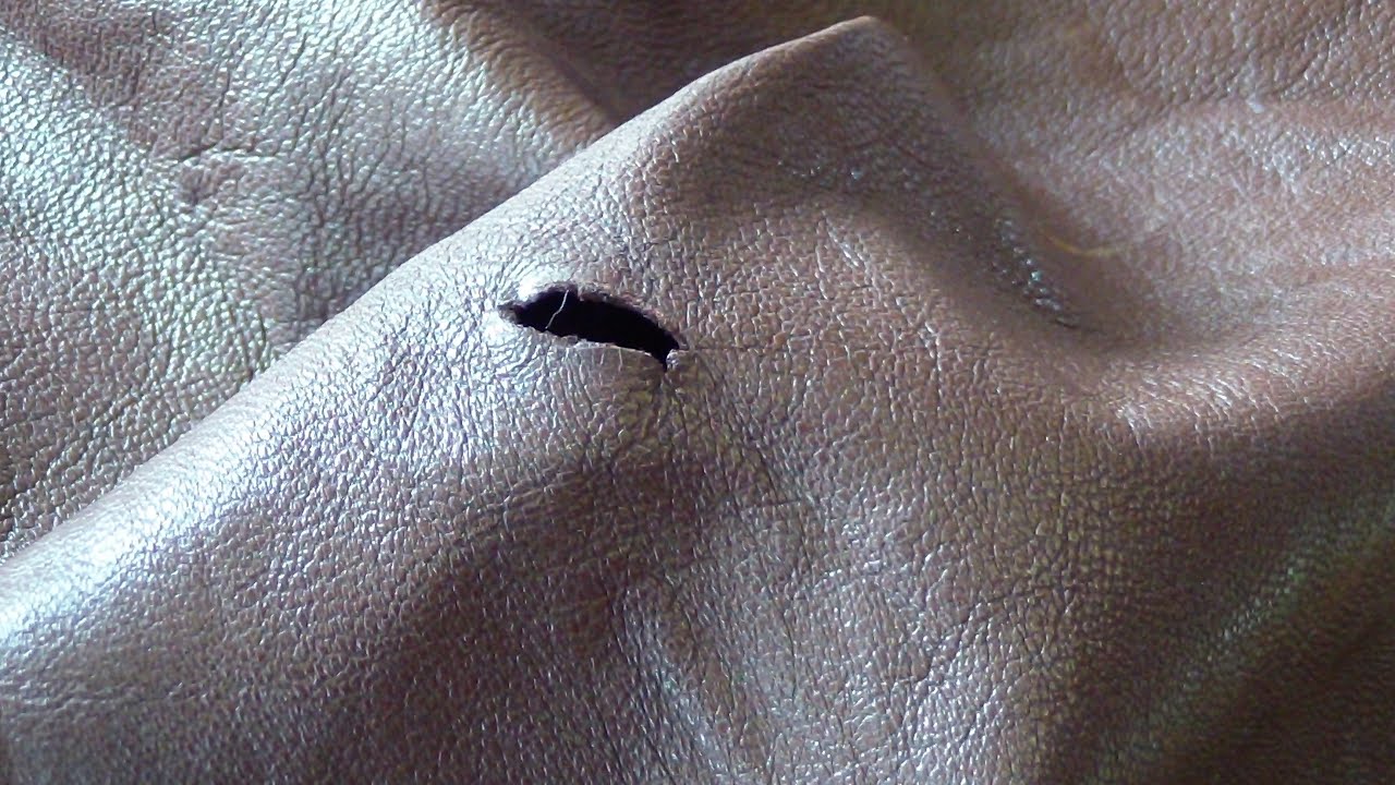 Repairing a Tear in Leather. Repairs Tips for Tears and Cuts in Leather Jacket and Sofa