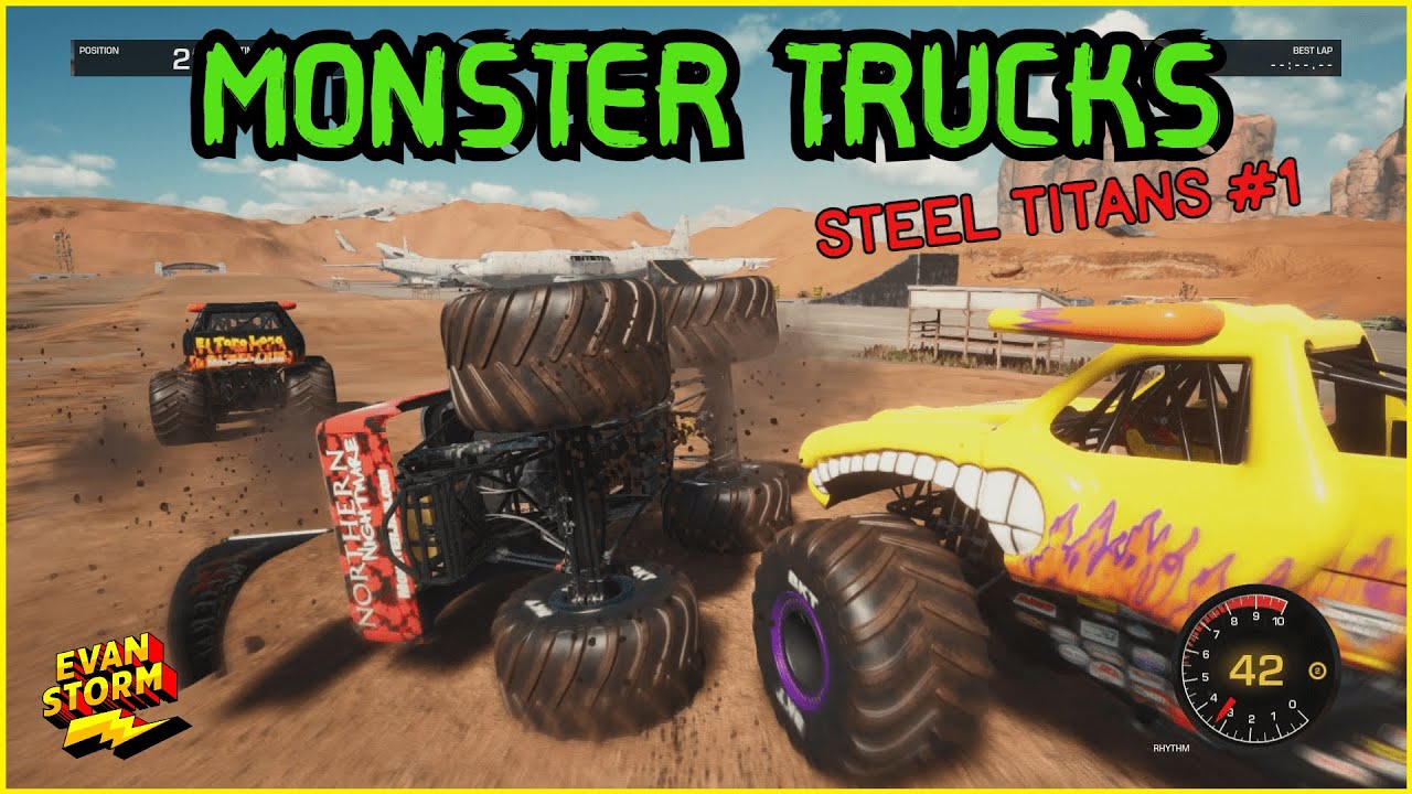 Monster Trucks Steel Titans FIRST GAME PLAY