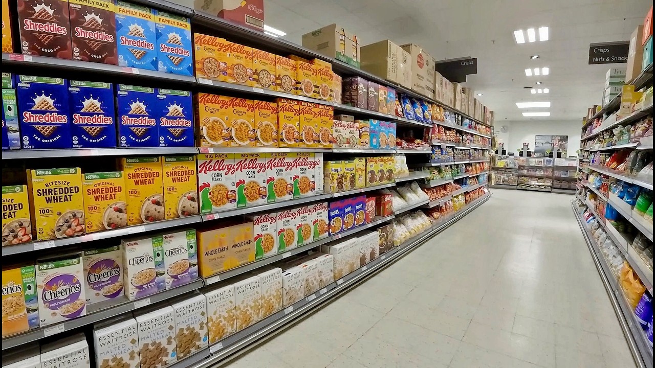 LONDON Supermarket Tour | Waitrose | Shopping in UK