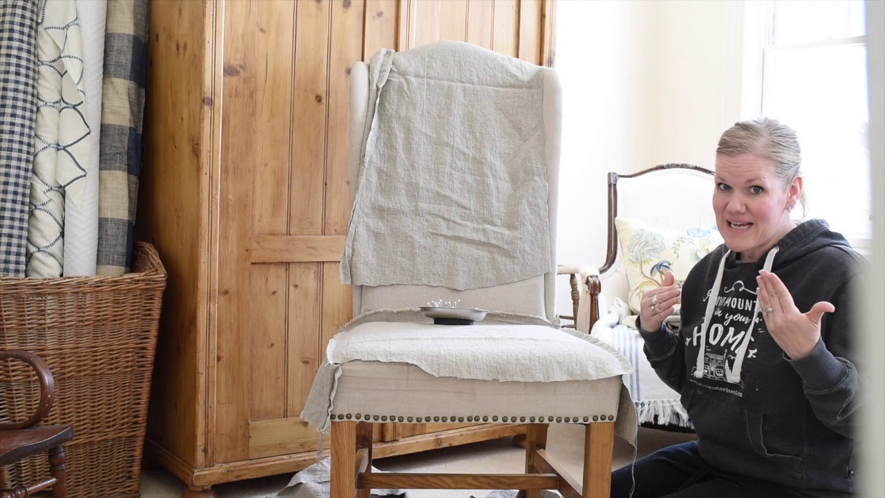 Parsons Chair Slipcover Tutorial | Part 1