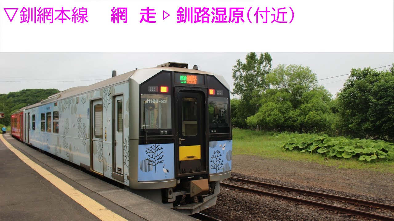 ▽2024/6/22［網走▷釧路湿原(付近)］釧網本線《車窓動画》