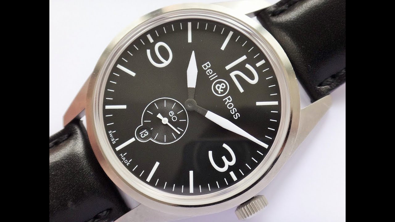 Bell & Ross Vintage Original Stainless Steel Automatic Watch BR 123-95-SS