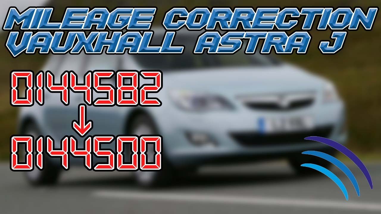 2010 Vauxhall Astra J Mileage Correction | XTool Pad Elite
