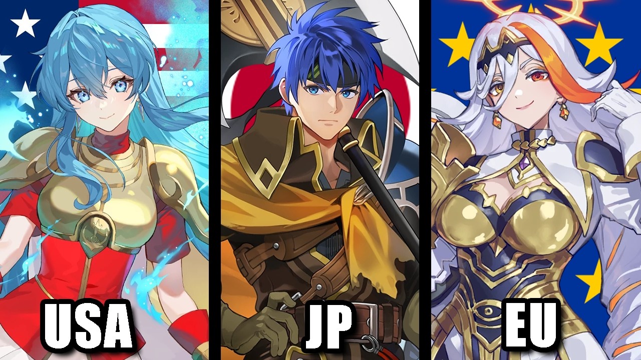 The Most Summoned Heroes By Country! Data Ranking 3 [Fire Emblem Heroes]
