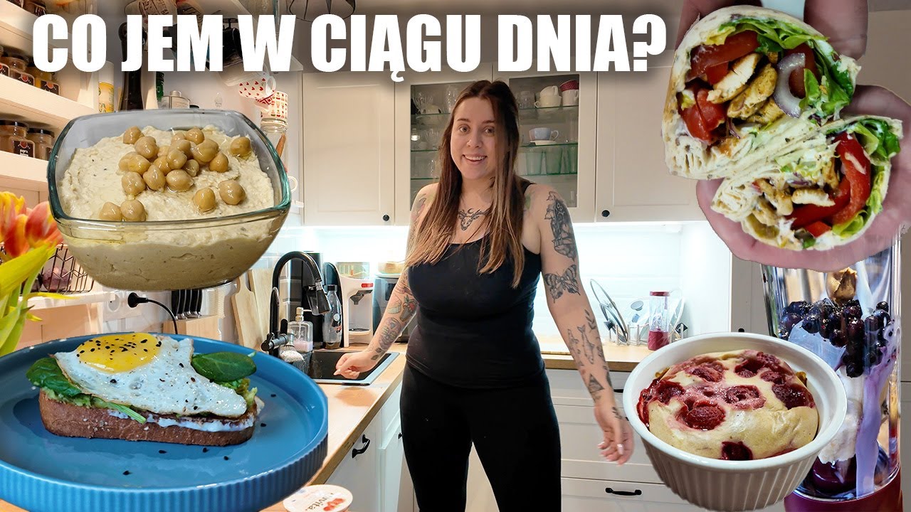 🥬 CO JEM W CIĄGU DNIA: skyrnik, własny hummus, avocado tost, shake, greckie tortille, bita z serka 🤍