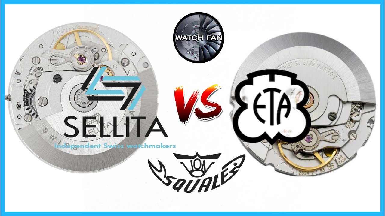 ETA 2824 VS Sellita SW200 - Confronto di precisione con Squale