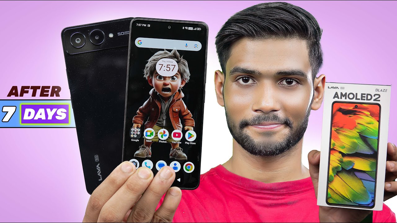 Обзор и распаковка Lava Blaze Amoled 2 5G после 7 дней использования в реальной жизни