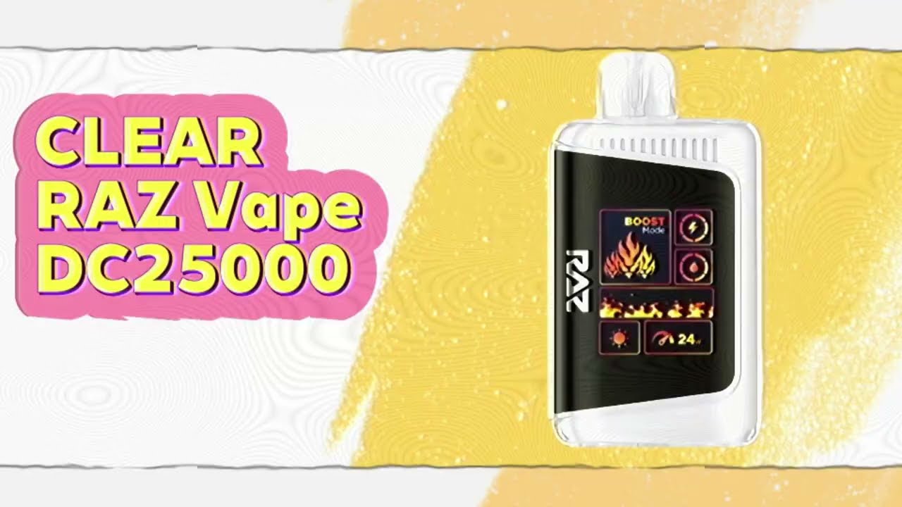 ✨ Experience Crystal-Clear Flavor with RAZ Vape DC25000 &ndash; Pure Satisfaction in Every Puff! 💨