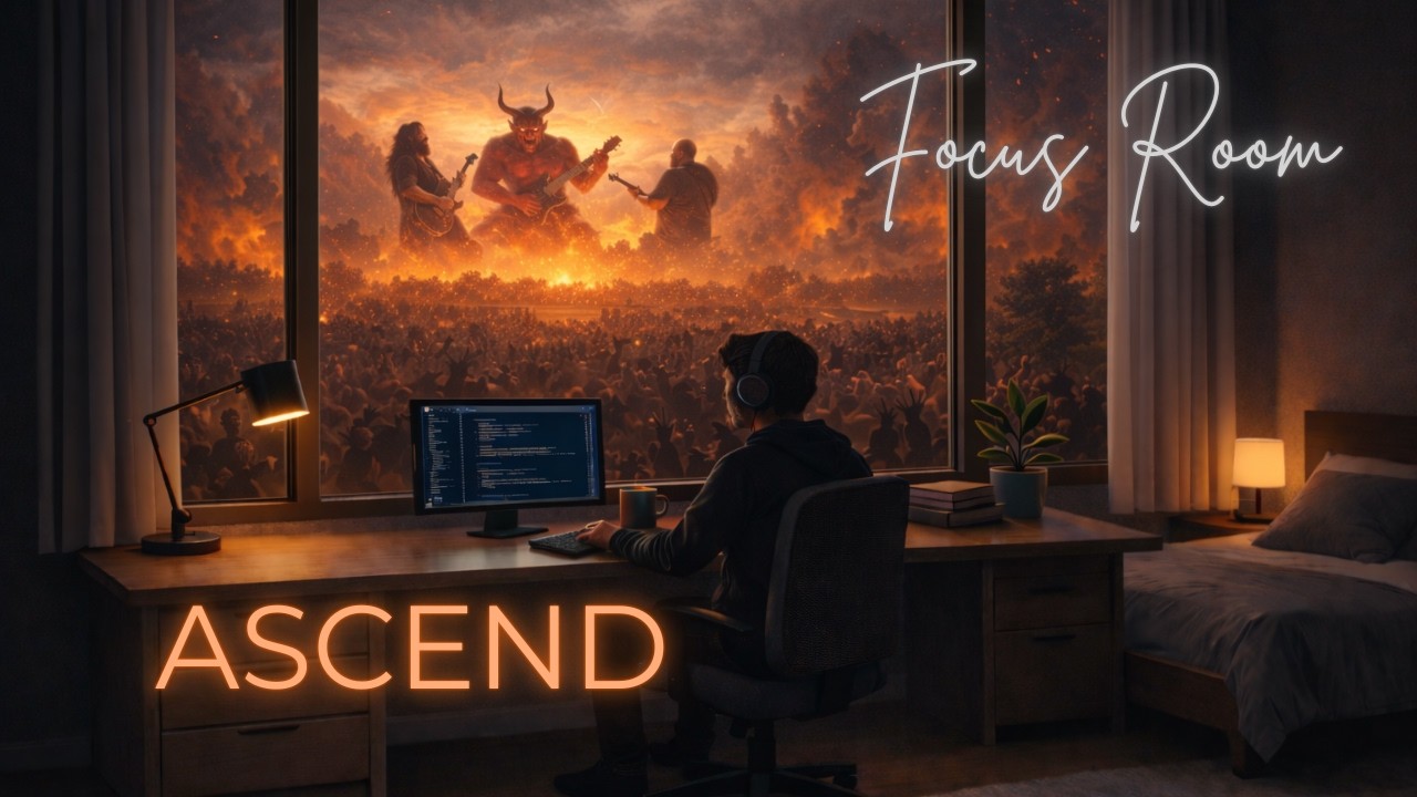 Melodic Metal for Focus, Coding & Intense Study Sessions [No Lyrics]
