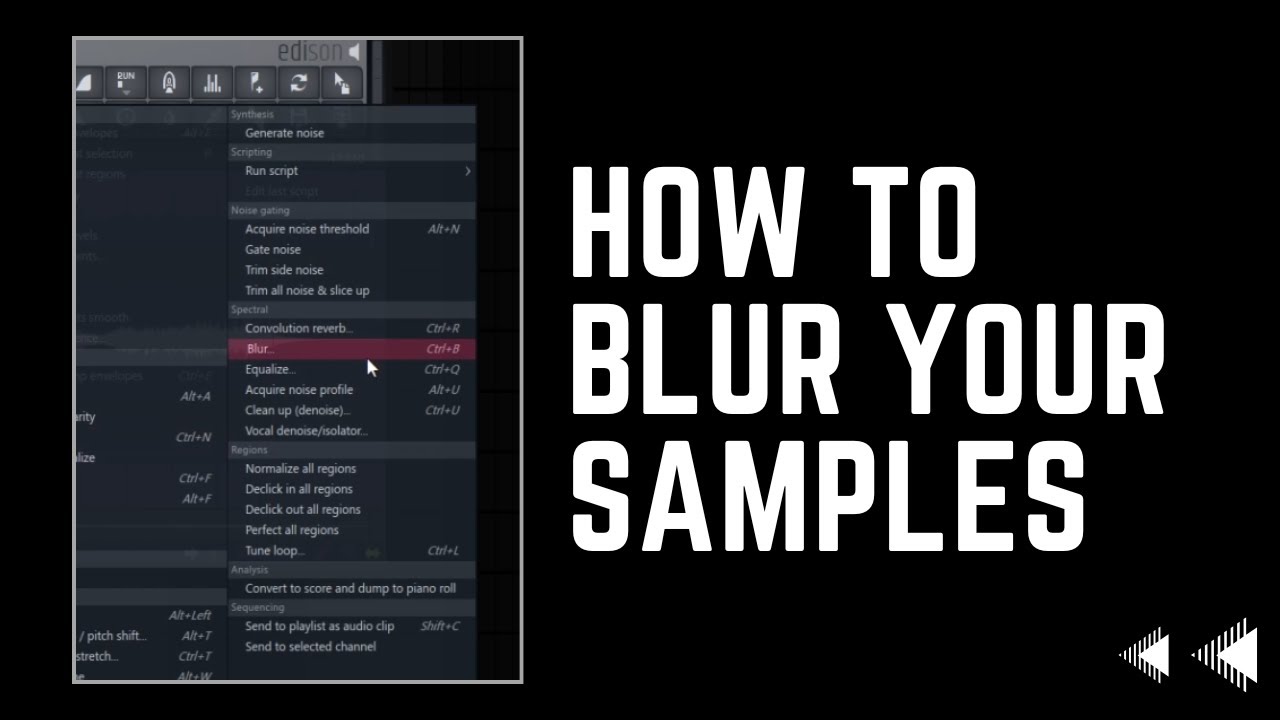 How To Blur Samples | FL Studio Tutorial