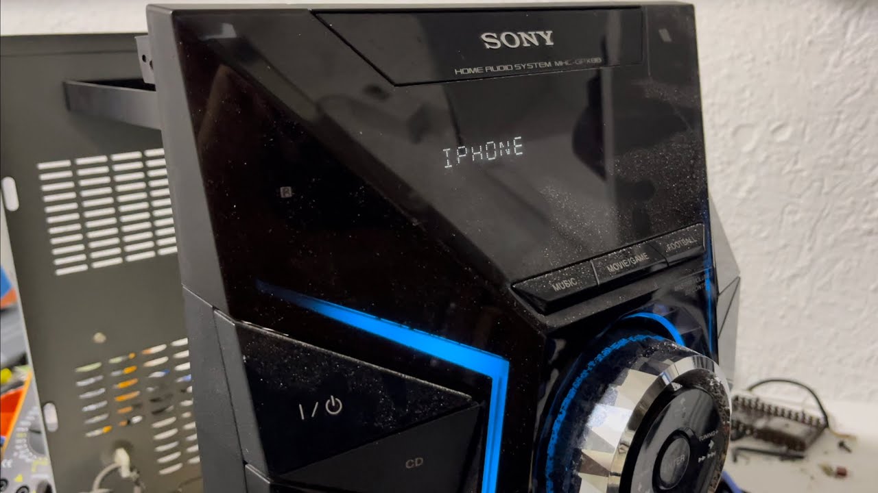 Som Sony gpx88 cortando o som ou sem som